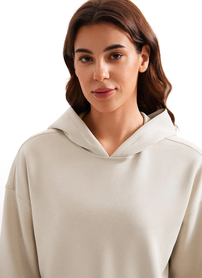 SoftAura Cropped Pullover Hoodies