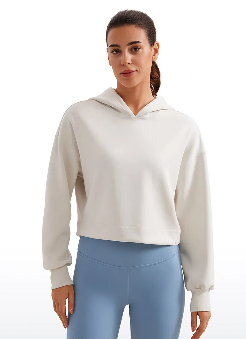 SoftAura Cropped Pullover Hoodies