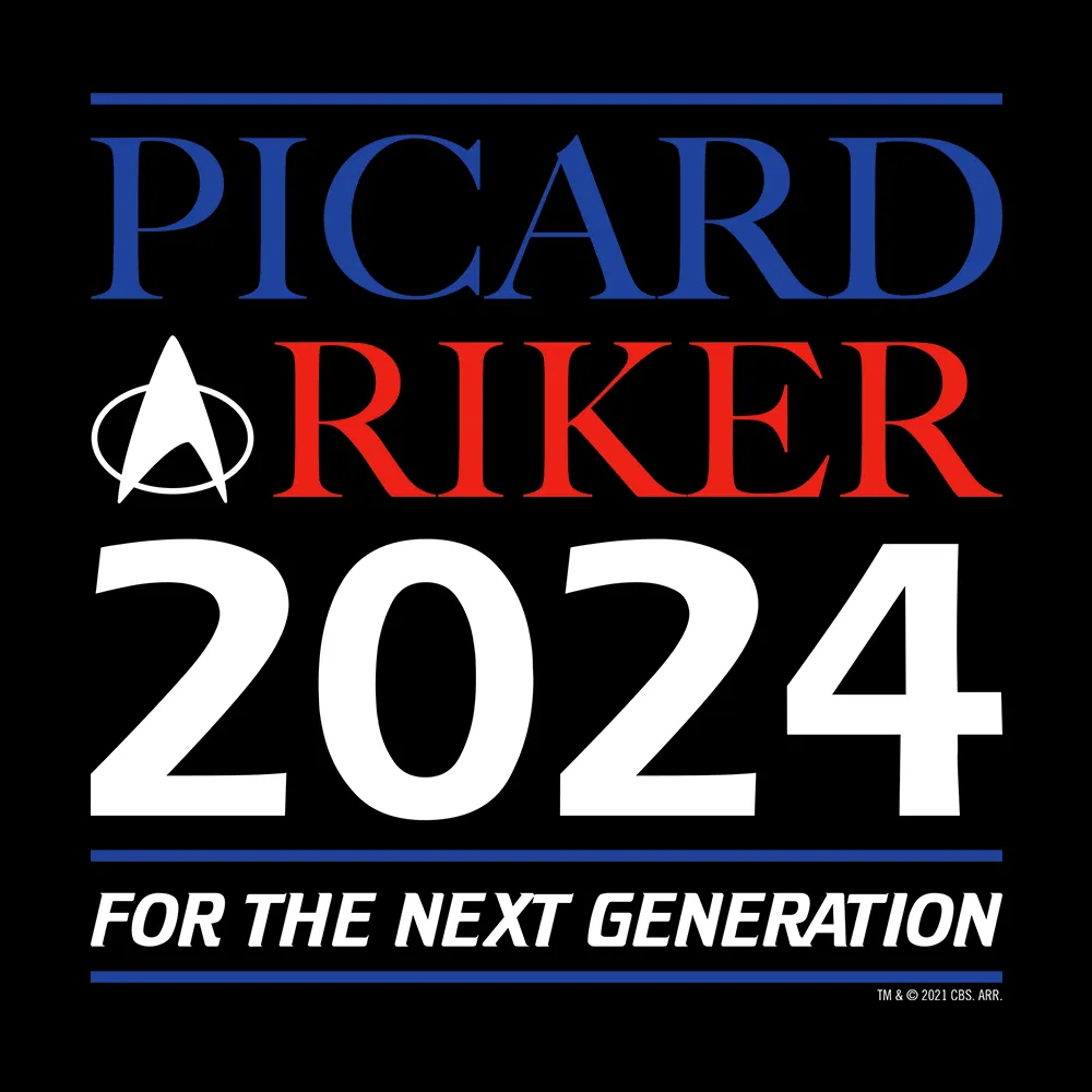 Star Trek: The Next Generation Picard & Riker 2024 Hoodie