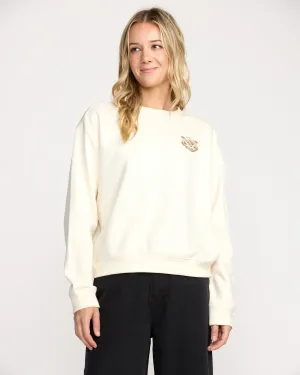 Stone Dream Crew Sweatshirt - Bone