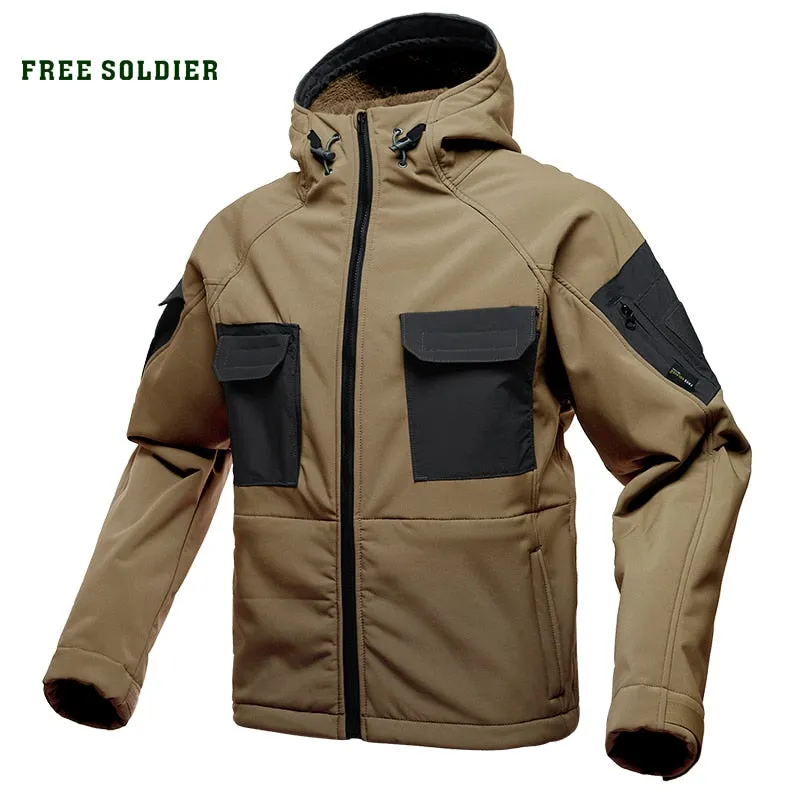 tactical waterproof soft shell hiking jacket