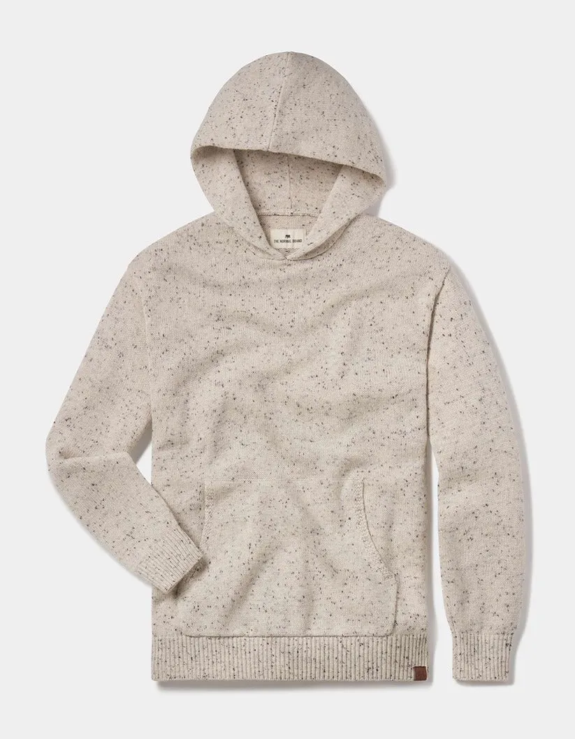 The Normal Brand Seawool Nep Hoodie in Cream