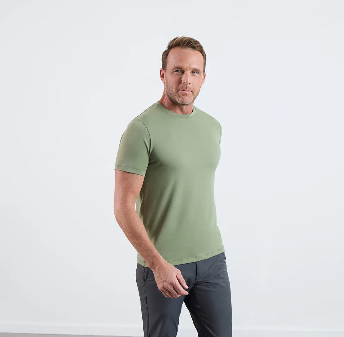 Threshold Crew Neck T-Shirt Classic Fit - Sage Green