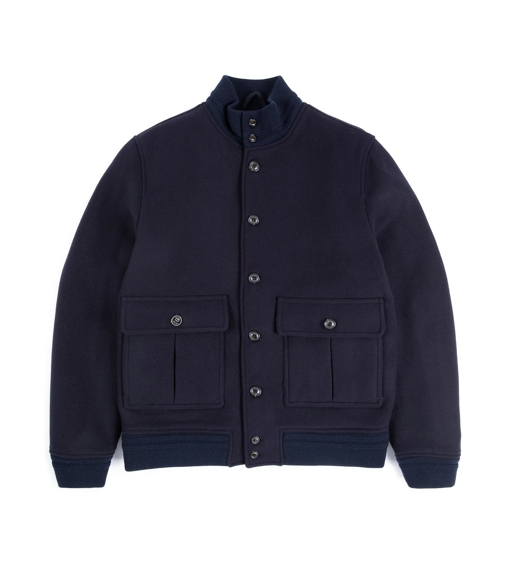 Valstar Valstarino Wool Flannel Jacket: Navy