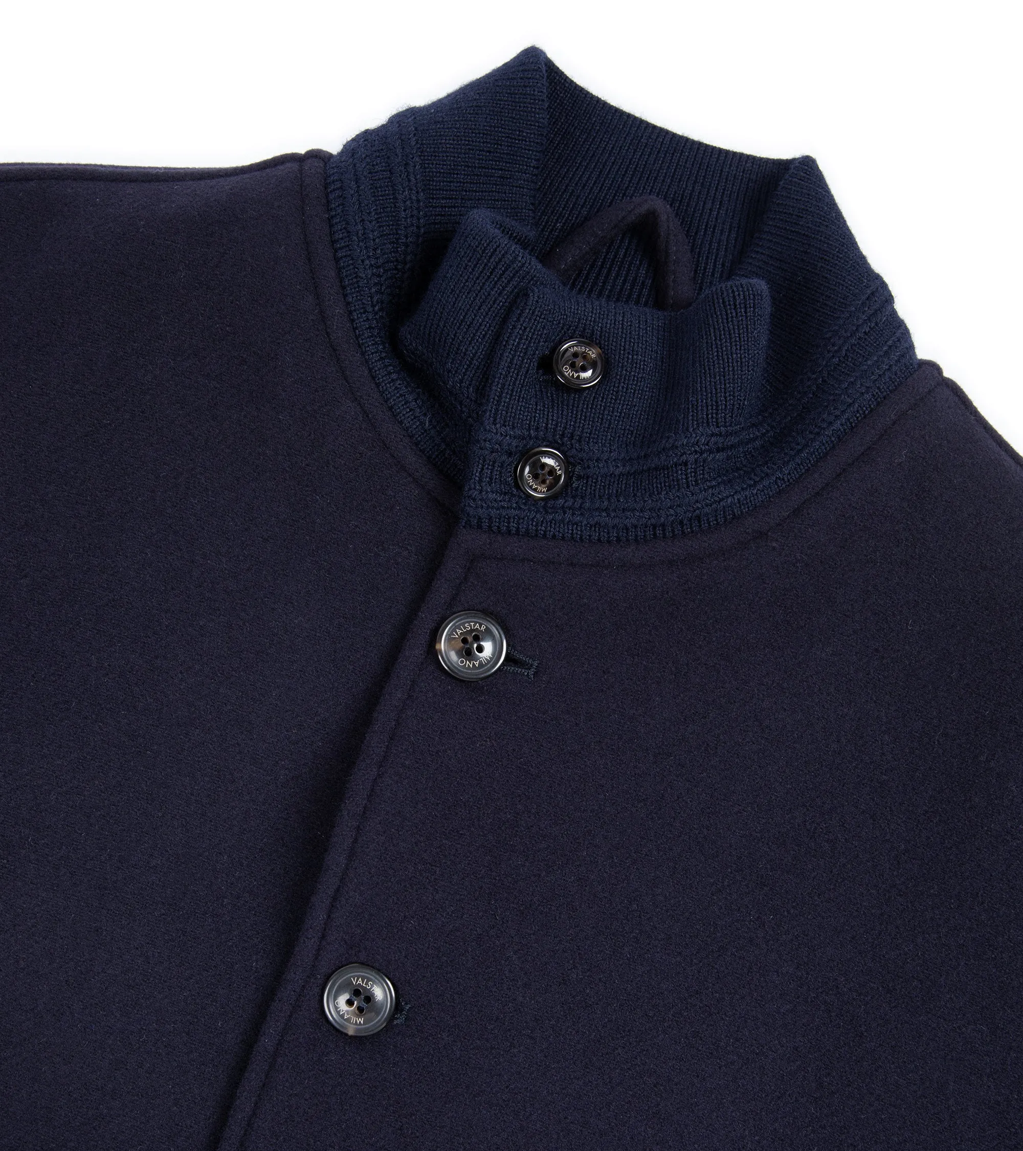 Valstar Valstarino Wool Flannel Jacket: Navy