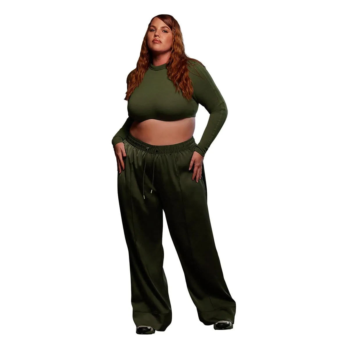 x Ivy Park 3 STRIPE WIDE LEG PANT