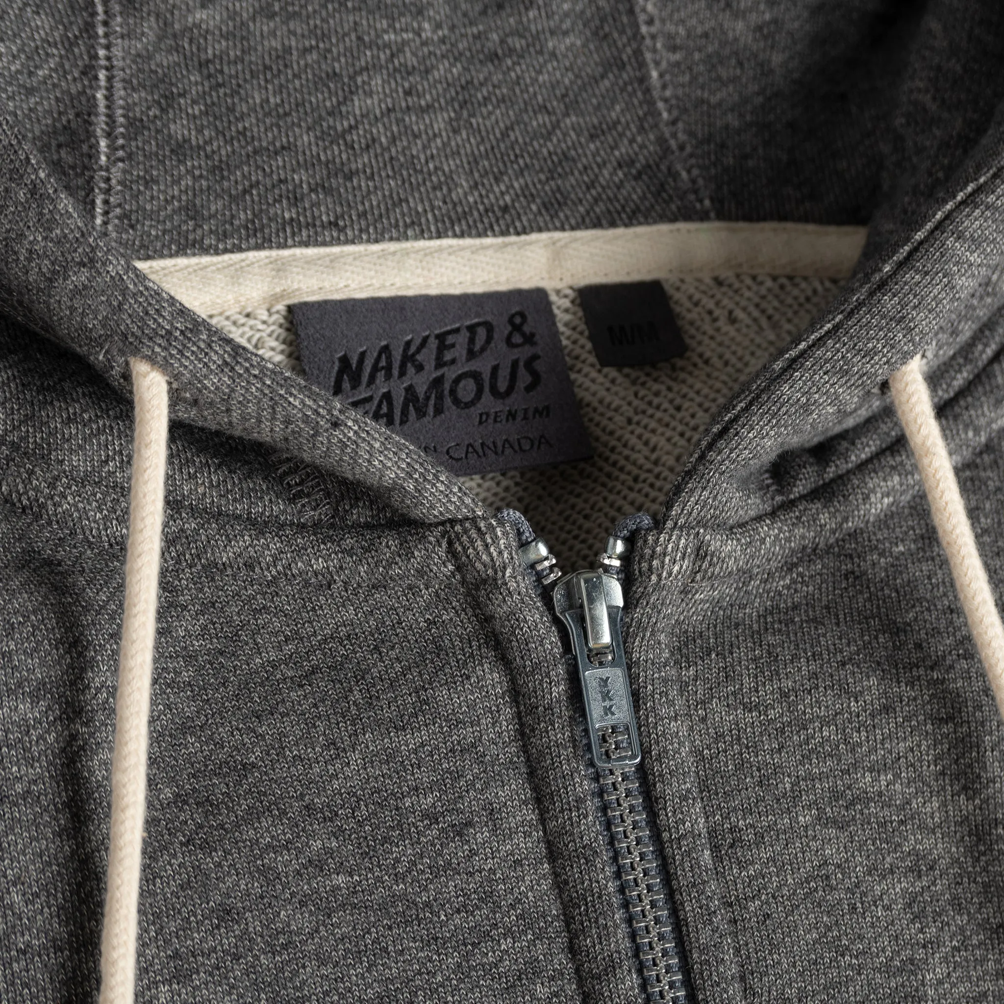 Zip Hoodie - Heavyweight Terry - Charcoal